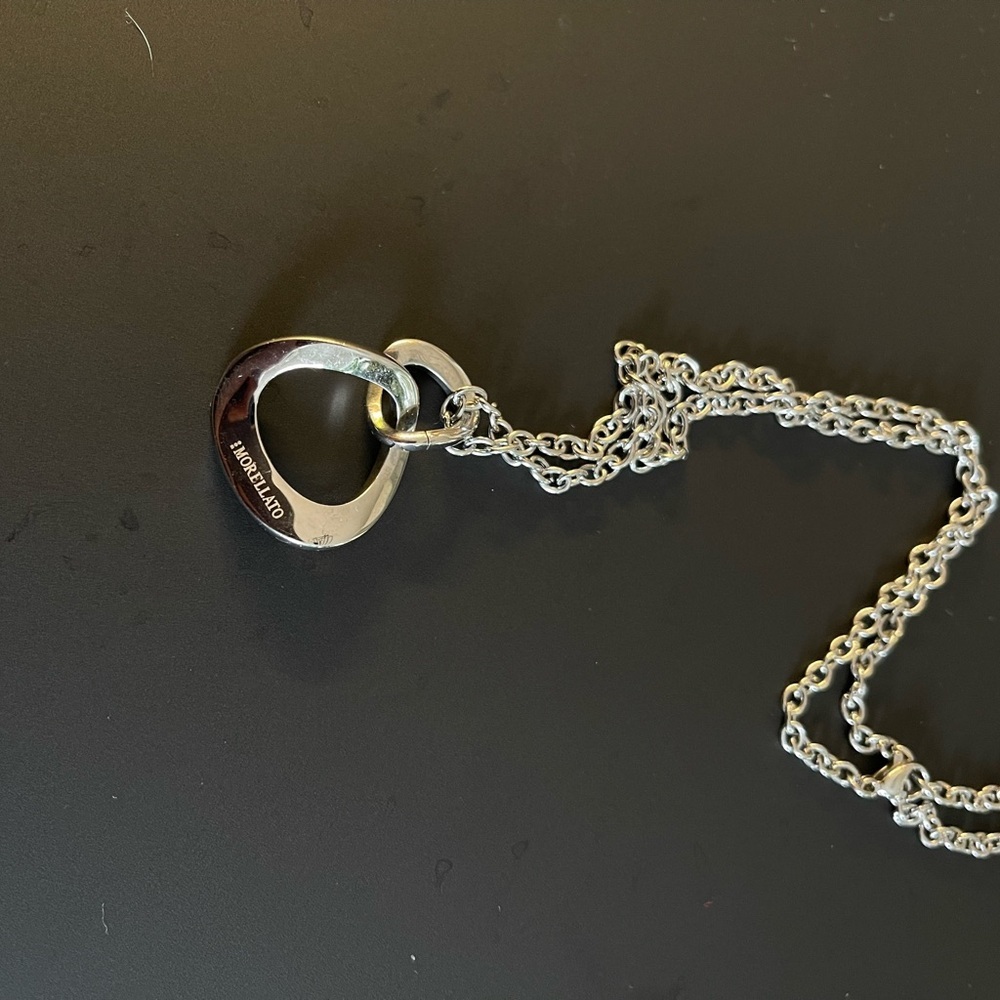 Morellato Italy Silver Gem Necklace Italian Designer  BEAUTIFUL - Picture 4 of 4